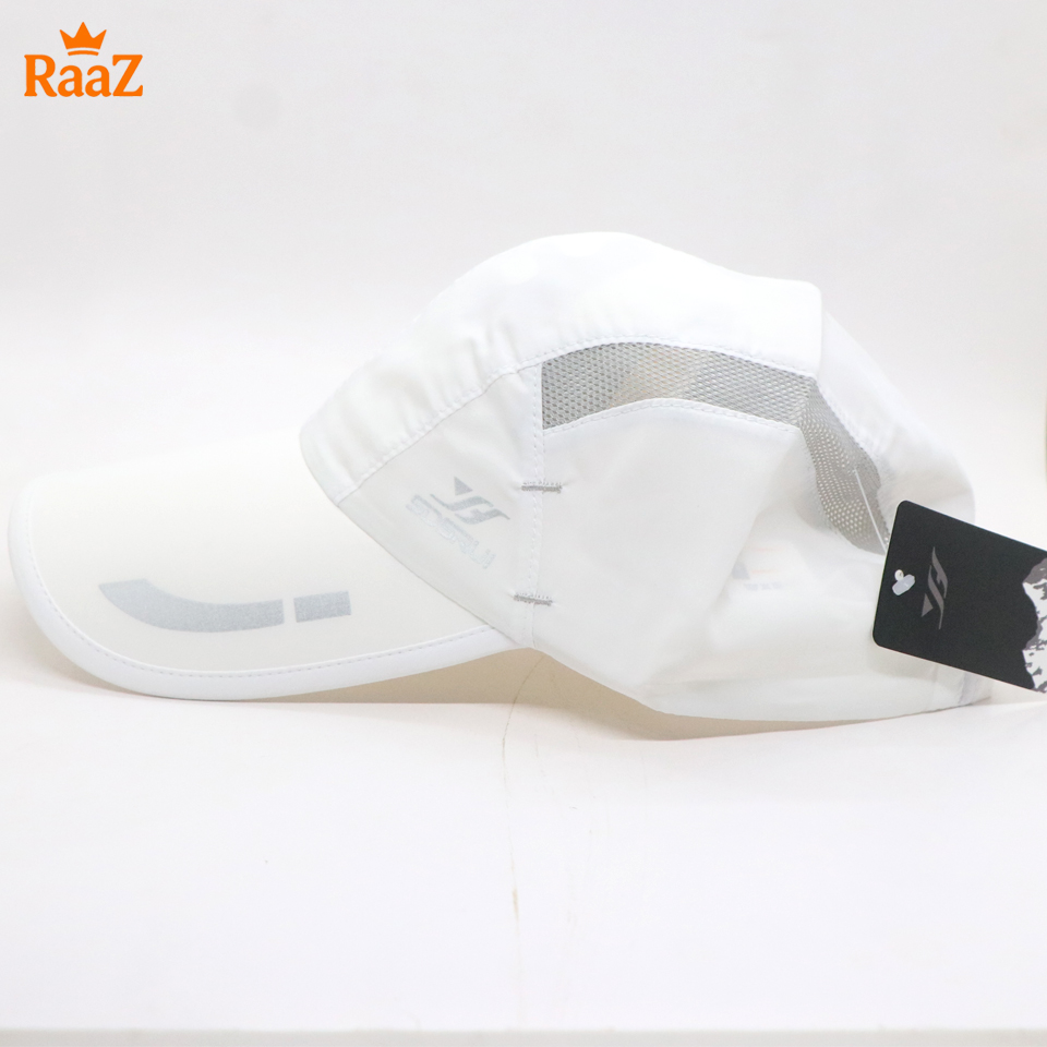 Picture of Full White SDSRUL Ultra-Lightweight Parachute Mesh Running Cap For Men