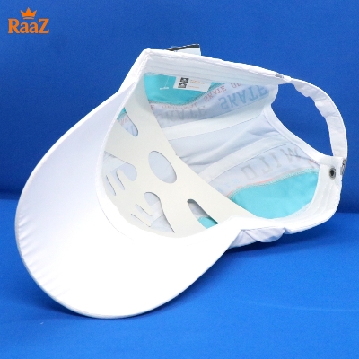 Picture of Full White Skate Summer Cool Parachute Mesh Snapback Cap For Men