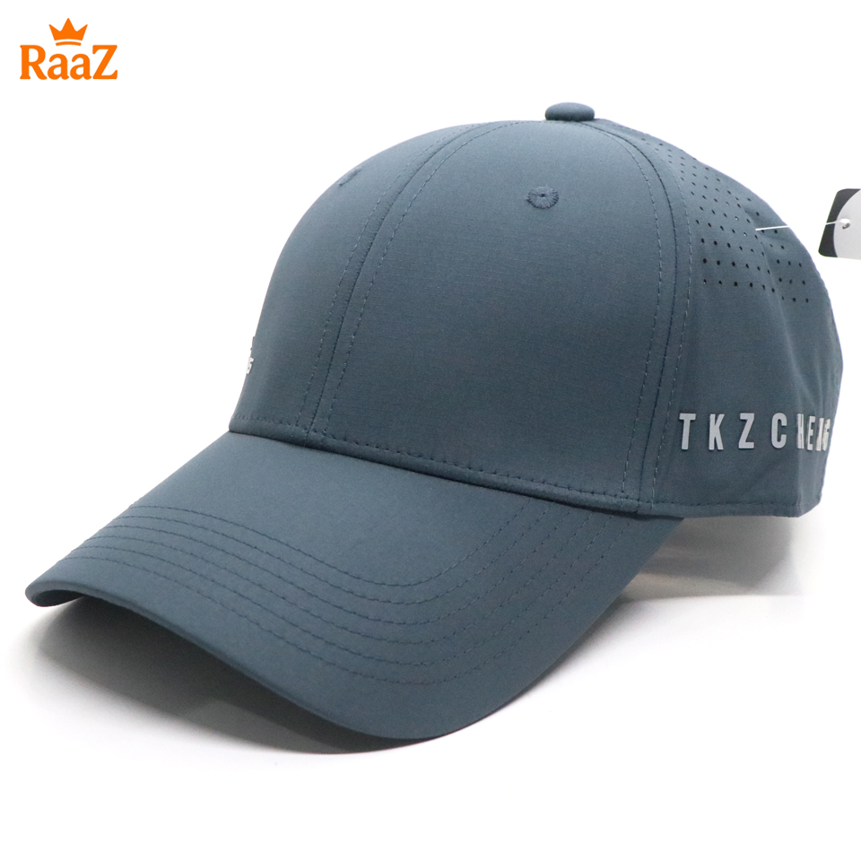 Picture of Navy Blue TKZ Trendy Parachute Mesh Streetwear Cap For Men