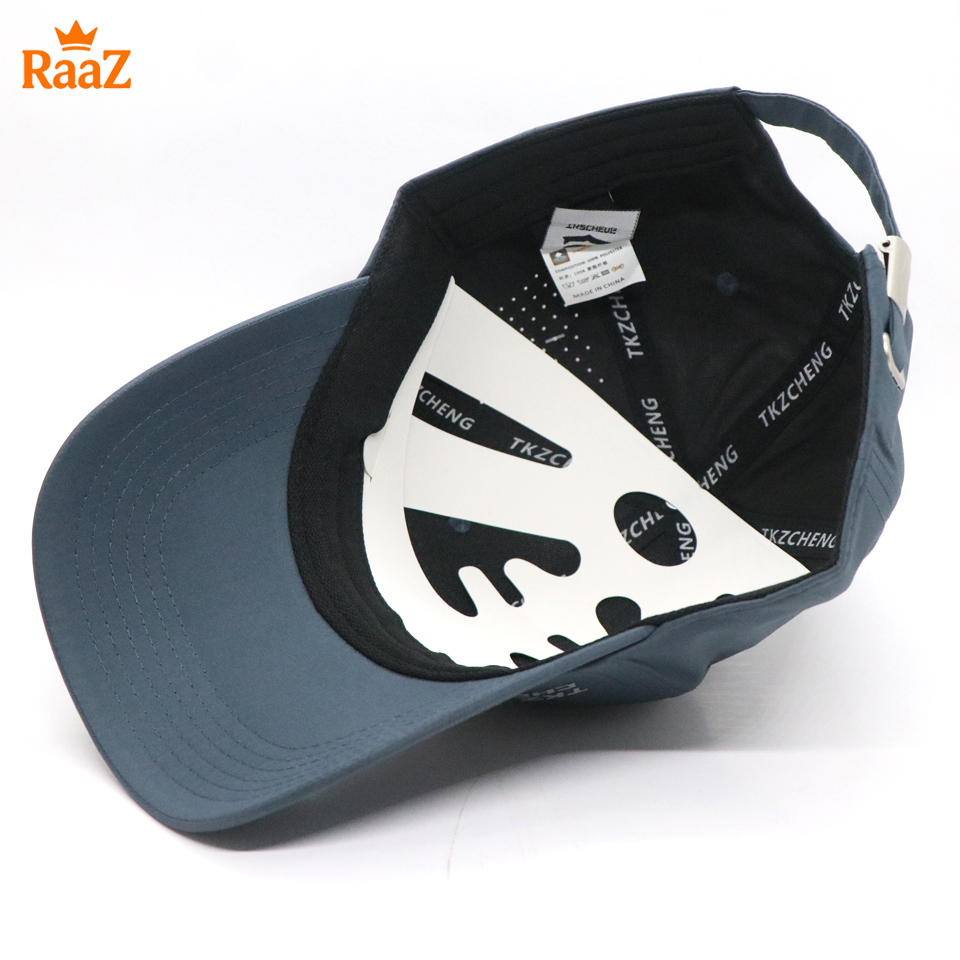 Picture of Navy Blue TKZ Trendy Parachute Mesh Streetwear Cap For Men