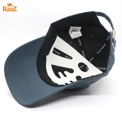 Picture of Navy Blue TKZ Trendy Parachute Mesh Streetwear Cap For Men