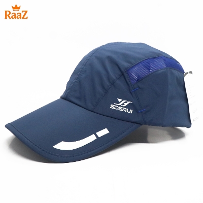 Picture of Navy Blue SDRUI Durable Parachute Mesh Everyday Wear Cap For Men