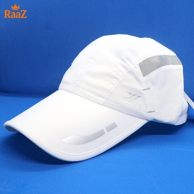 Picture of Full White SDSRUL Trendy Parachute Mesh Streetwear Cap For Men