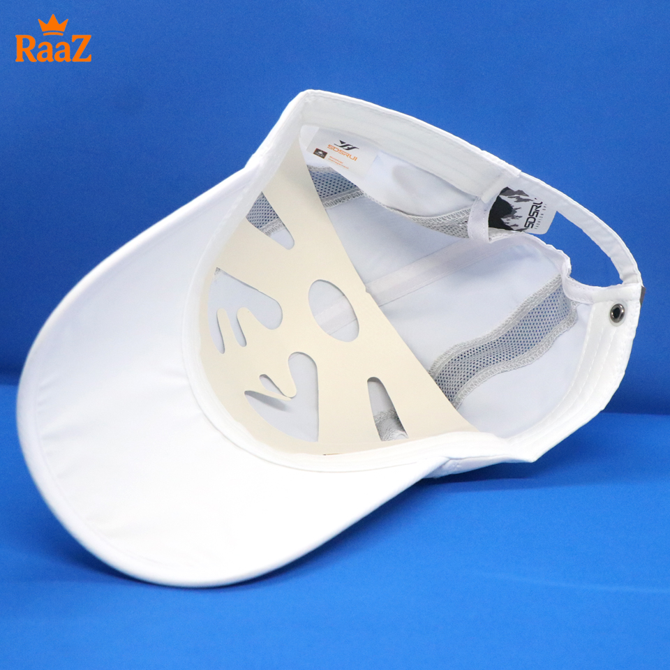 Picture of Full White SDSRUL Trendy Parachute Mesh Streetwear Cap For Men