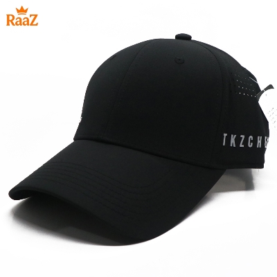 Picture of Black TKZ Classic Adjustable Parachute Mesh Casual Cap For Men