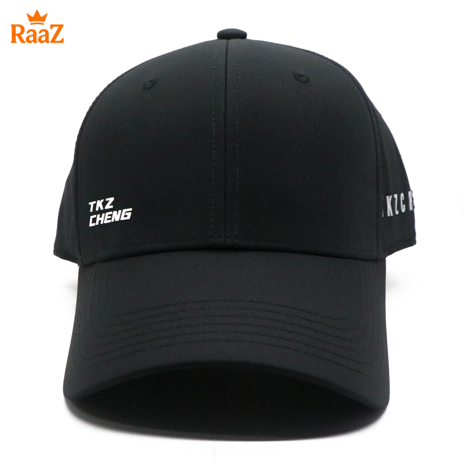 Picture of Black TKZ Classic Adjustable Parachute Mesh Casual Cap For Men