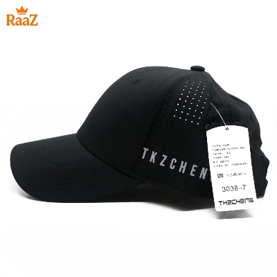 Picture of Black TKZ Classic Adjustable Parachute Mesh Casual Cap For Men