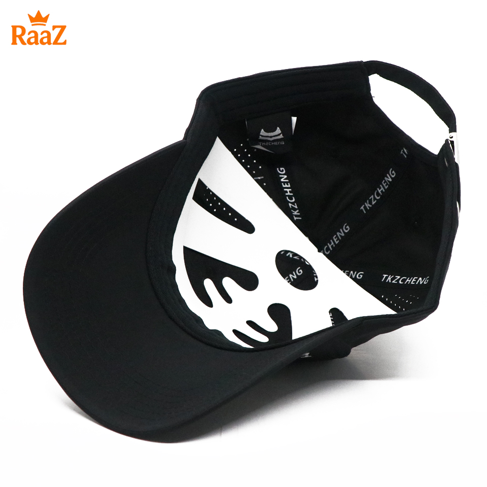 Picture of Black TKZ Classic Adjustable Parachute Mesh Casual Cap For Men