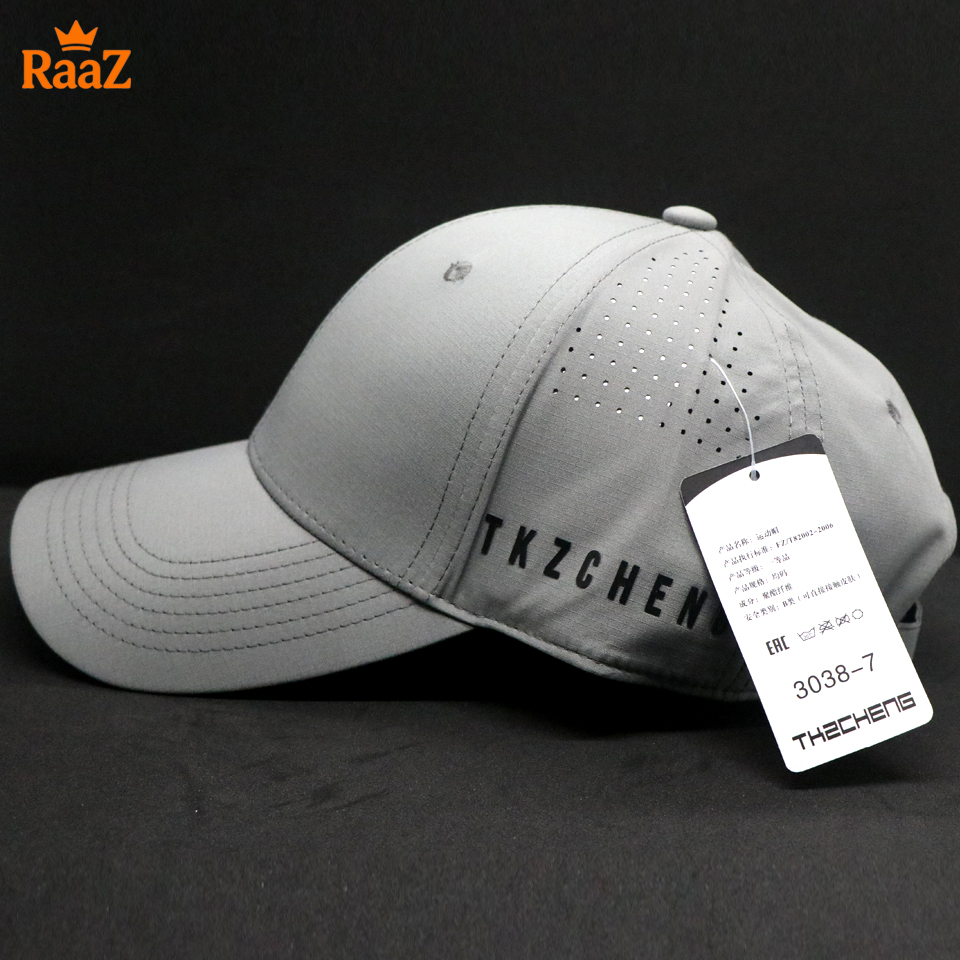 Picture of Grey TKZ High-Quality Parachute Mesh Performance Cap For Men