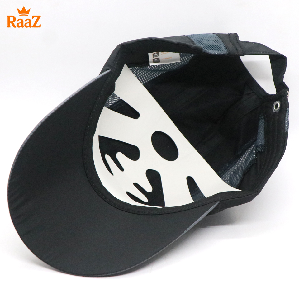 Picture of Black SDRUI Summer Cool Parachute Mesh Snapback Cap For Men