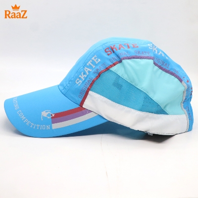 Picture of Sky Blue Skate Ultra-Lightweight Parachute Mesh Running Cap For Men