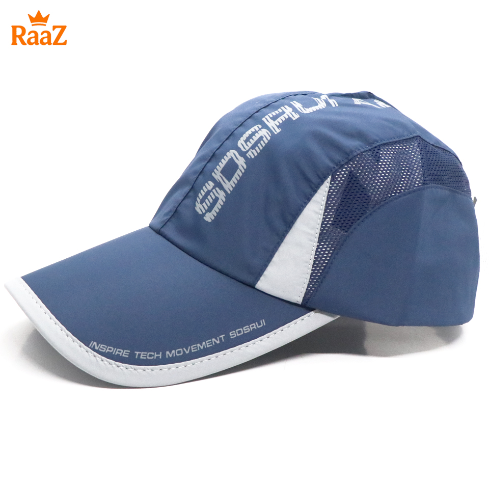 Picture of Navy Blue SDSRUL Ultra-Lightweight Parachute Mesh Running Cap For Men