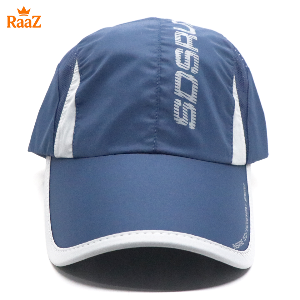 Picture of Navy Blue SDSRUL Ultra-Lightweight Parachute Mesh Running Cap For Men