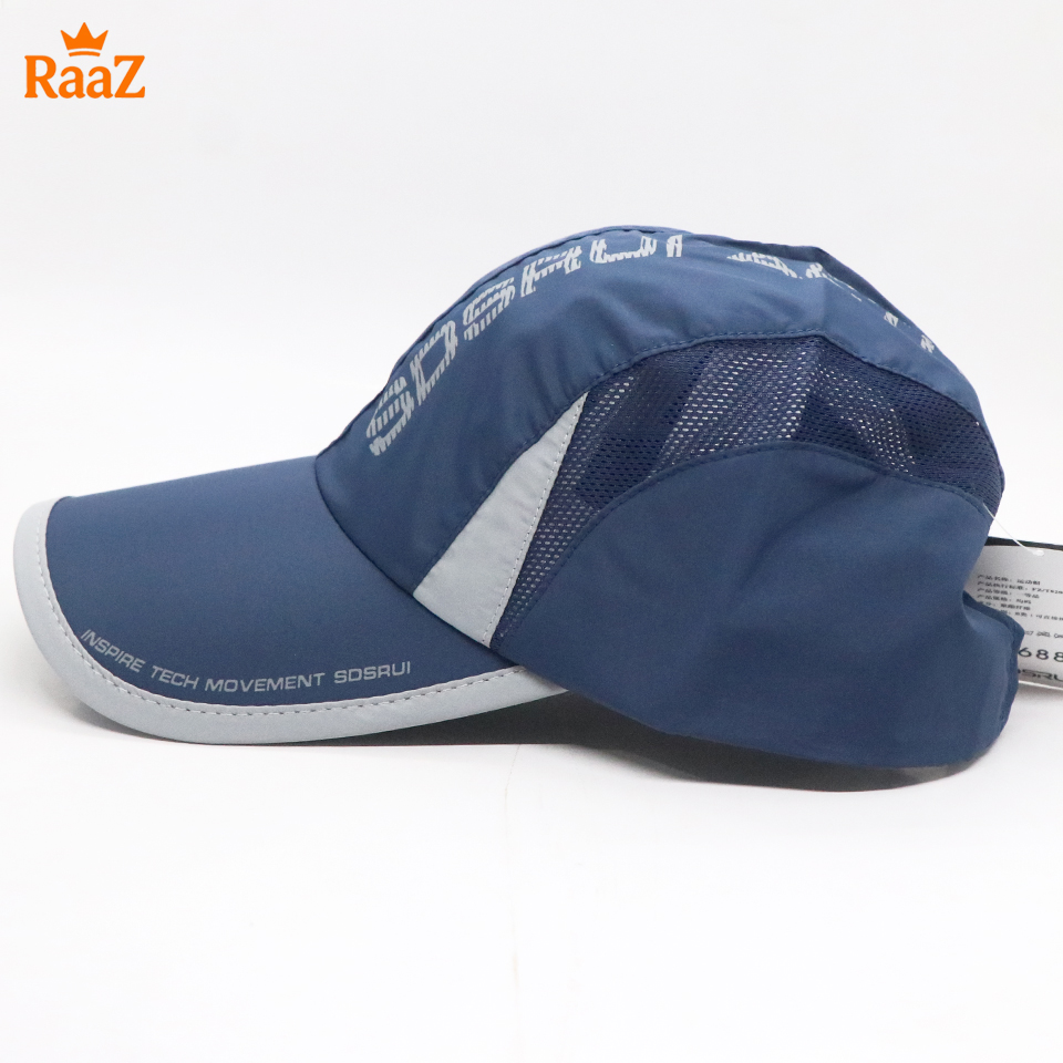 Picture of Navy Blue SDSRUL Ultra-Lightweight Parachute Mesh Running Cap For Men