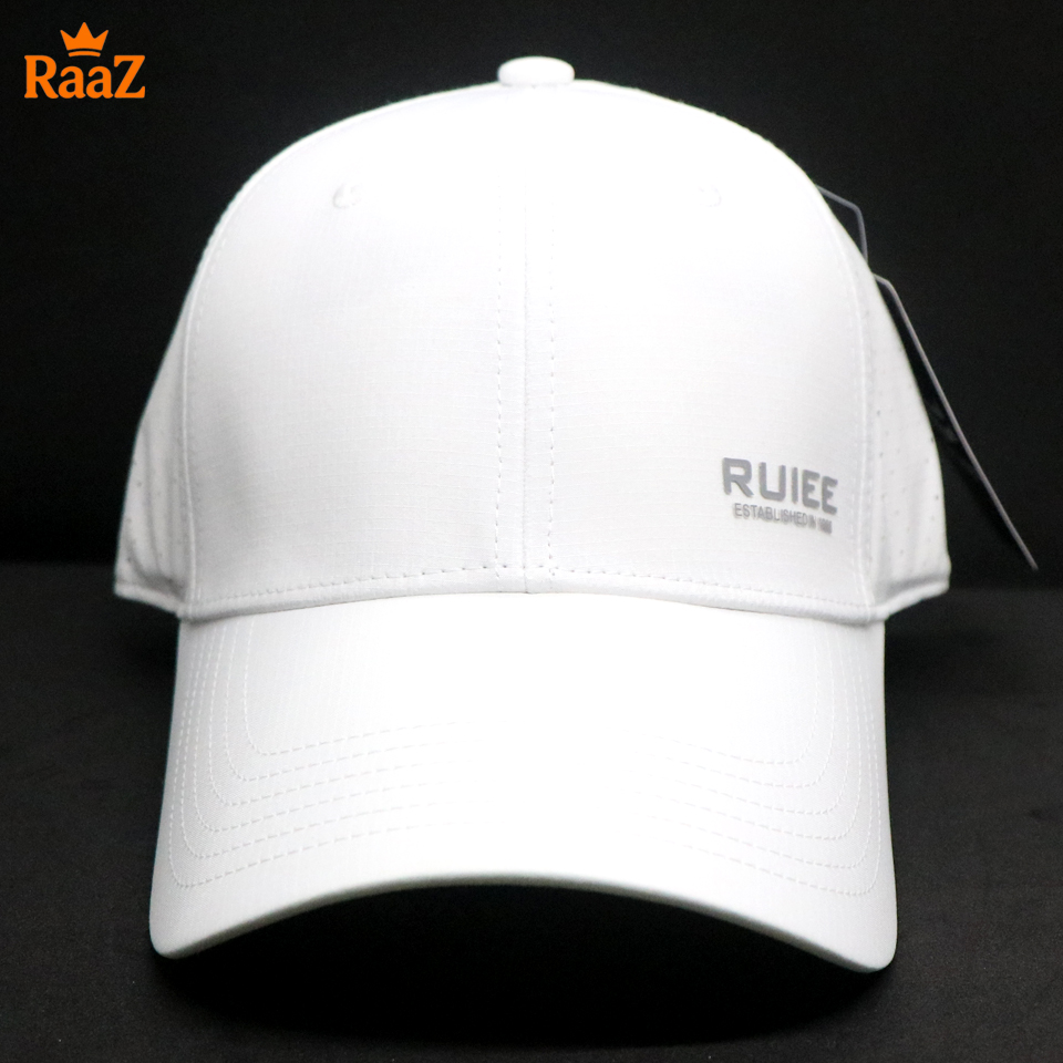 Picture of Full White RUIEE Lightweight Quick-Dry Parachute Mesh Sports Cap For Men