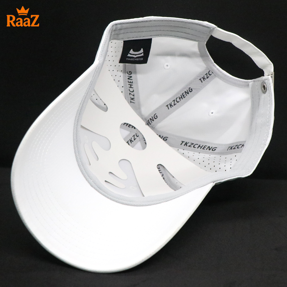 Picture of Full White RUIEE Lightweight Quick-Dry Parachute Mesh Sports Cap For Men
