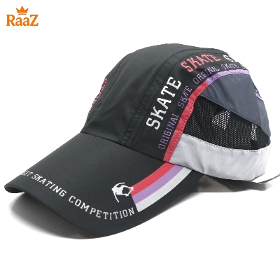 Picture of Black Skate High-Quality Parachute Mesh Performance Cap For Men