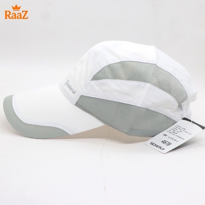 Picture of Full White SDSRUL Trendy Parachute Mesh Streetwear Cap For Men
