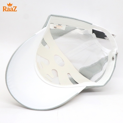 Picture of Full White SDSRUL Trendy Parachute Mesh Streetwear Cap For Men