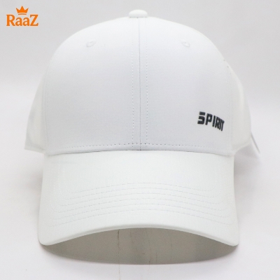 Picture of Full White Spirit Logo Stylish Breathable Parachute Mesh Outdoor Cap For Men
