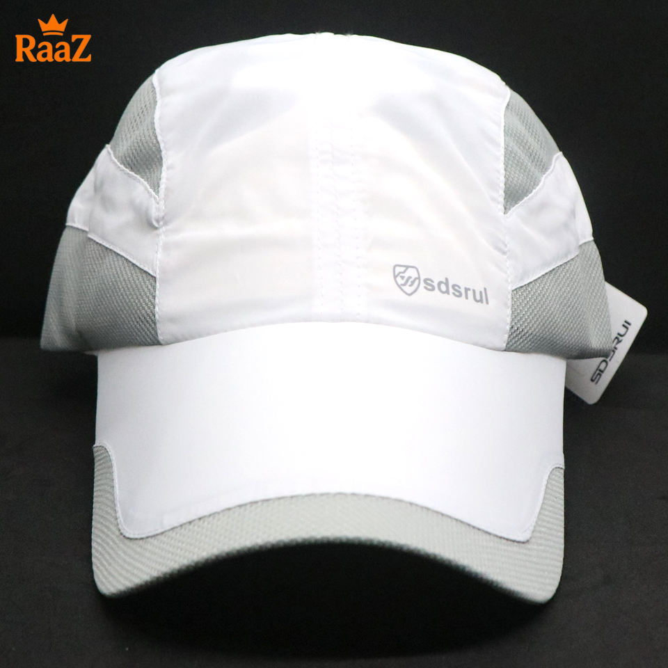 Picture of Full White SDSRUL Lightweight Quick-Dry Parachute Mesh Sports Cap For Men