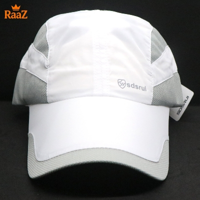 Picture of Full White SDSRUL Lightweight Quick-Dry Parachute Mesh Sports Cap For Men
