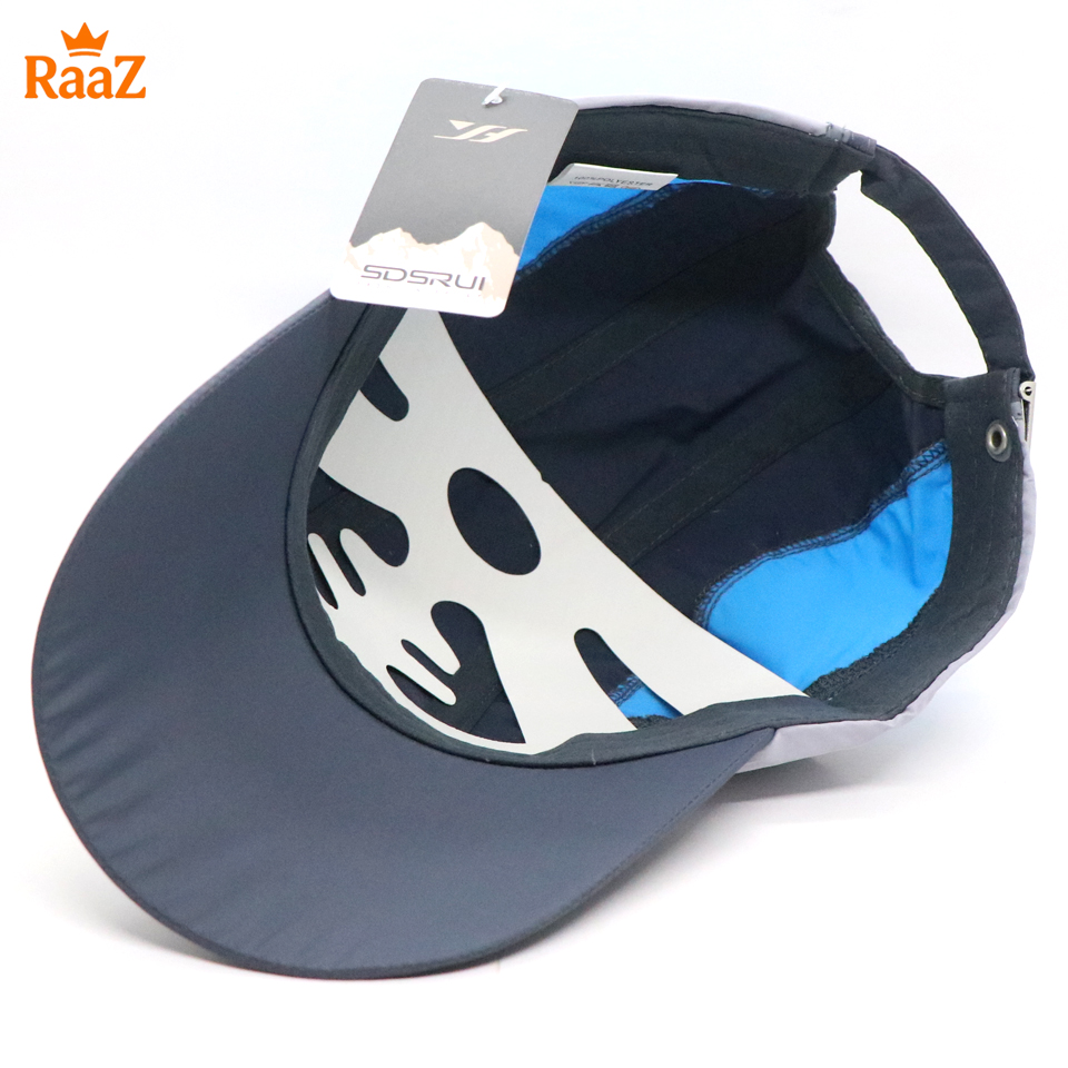 Picture of Light Blue Skate Ultra-Lightweight Parachute Mesh Running Cap For Men