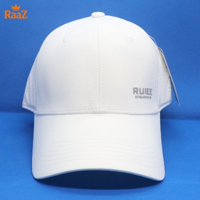 Picture of Full White RUIEE Ultra-Lightweight Parachute Mesh Running Cap For Men