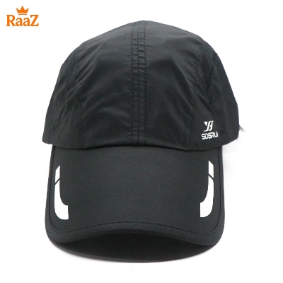 Picture of Black SDRUI High-Quality Parachute Mesh Performance Cap For Men