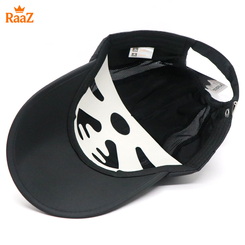 Picture of Black SDRUI High-Quality Parachute Mesh Performance Cap For Men