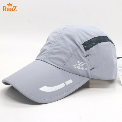 Picture of Silver SDRUI Ultra-Lightweight Parachute Mesh Running Cap For Men