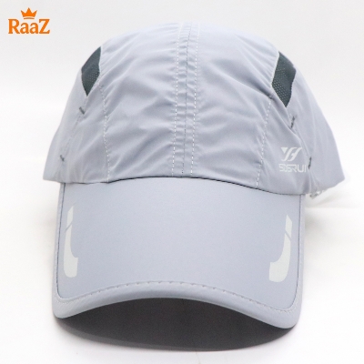 Picture of Silver SDRUI Ultra-Lightweight Parachute Mesh Running Cap For Men
