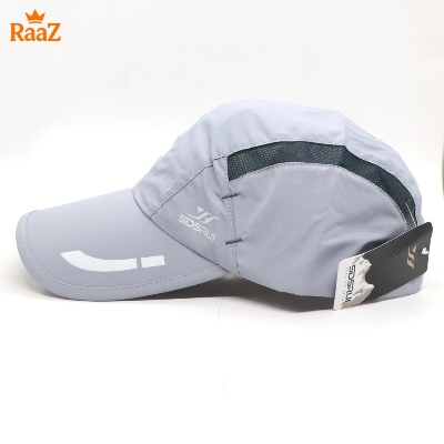 Picture of Silver SDRUI Ultra-Lightweight Parachute Mesh Running Cap For Men