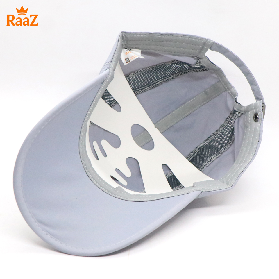 Picture of Silver SDRUI Ultra-Lightweight Parachute Mesh Running Cap For Men