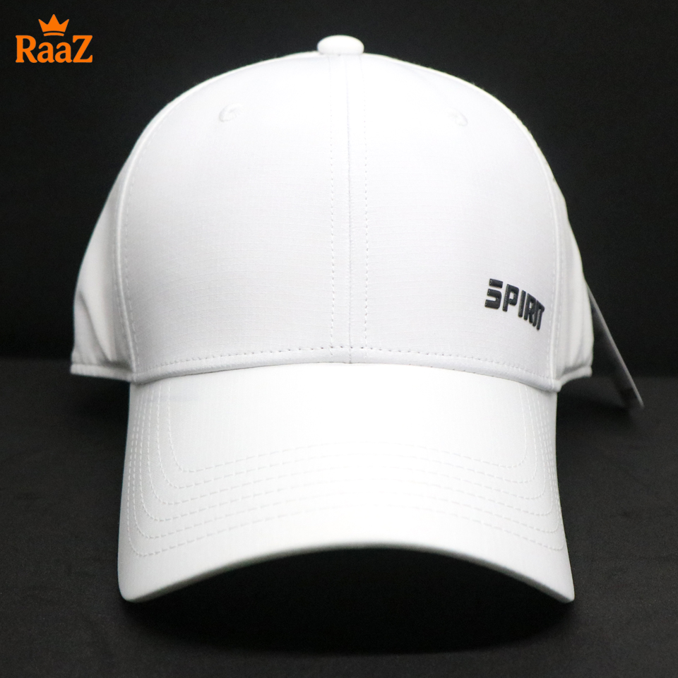Picture of Full White SPIRIT Lightweight Quick-Dry Parachute Mesh Sports Cap For Men
