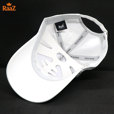 Picture of Full White SPIRIT Lightweight Quick-Dry Parachute Mesh Sports Cap For Men