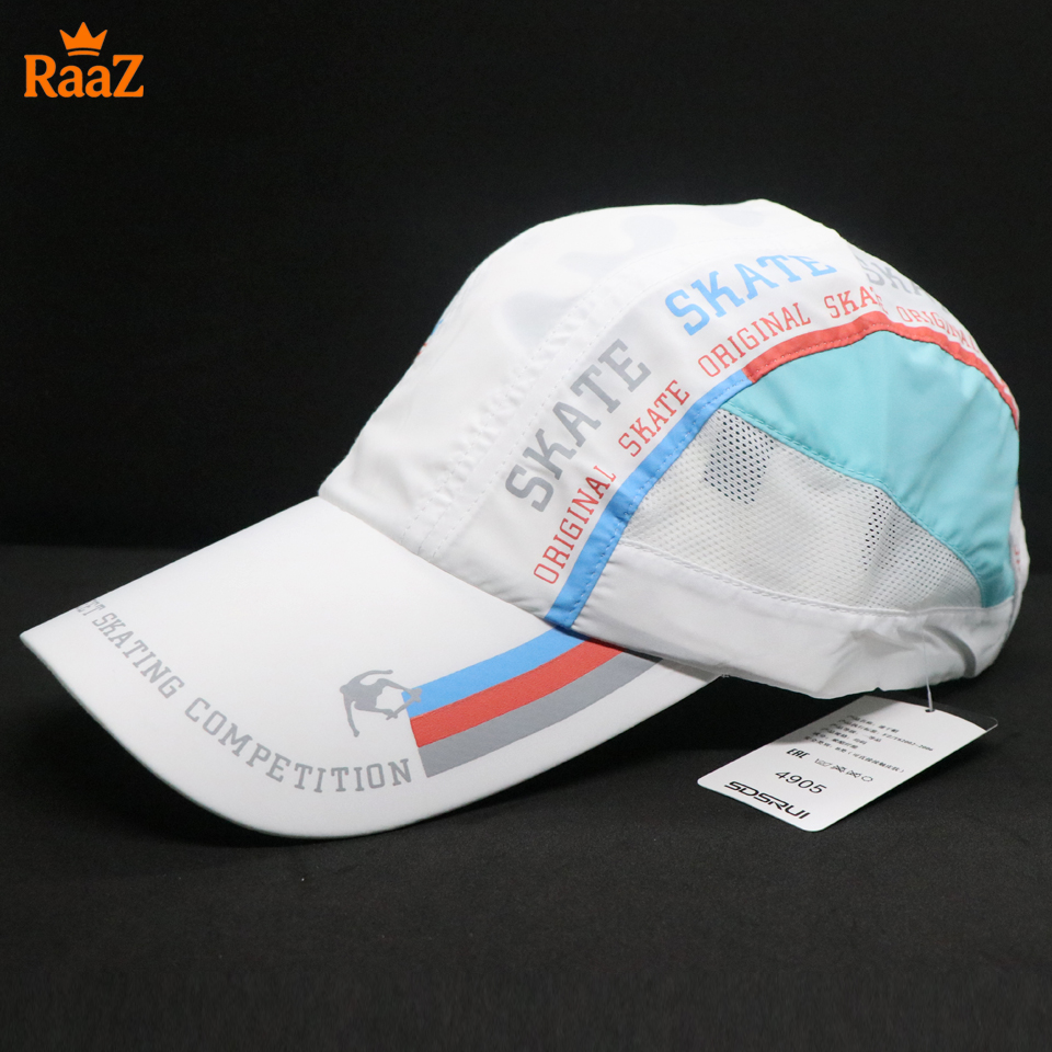 Picture of White Skate Elegant Parachute Mesh Fashion Cap For Men