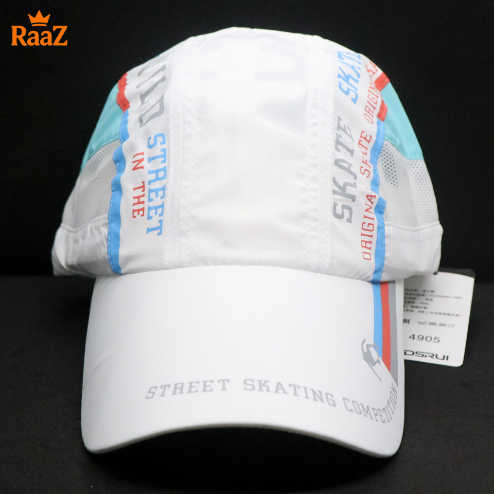 Picture of White Skate Elegant Parachute Mesh Fashion Cap For Men