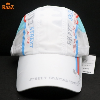 Picture of White Skate Elegant Parachute Mesh Fashion Cap For Men