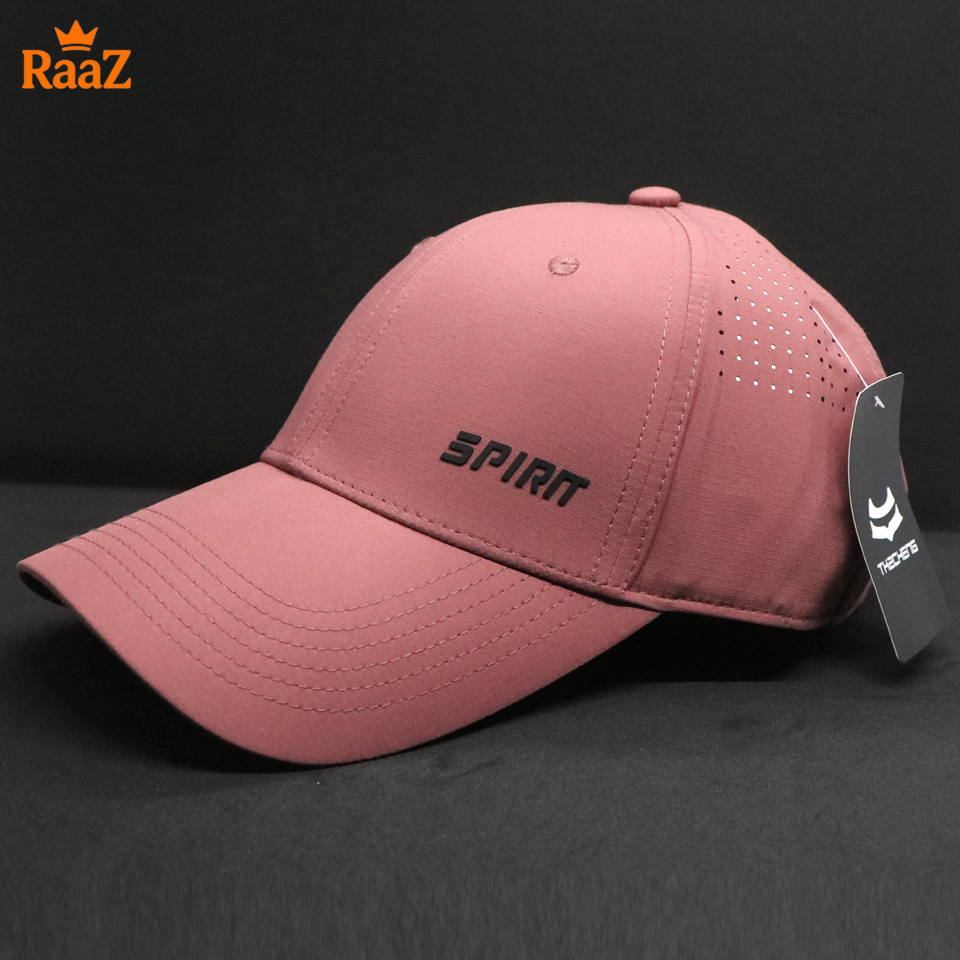 Picture of Pink SPIRIT Logo Durable Parachute Mesh Everyday Wear Cap For Men