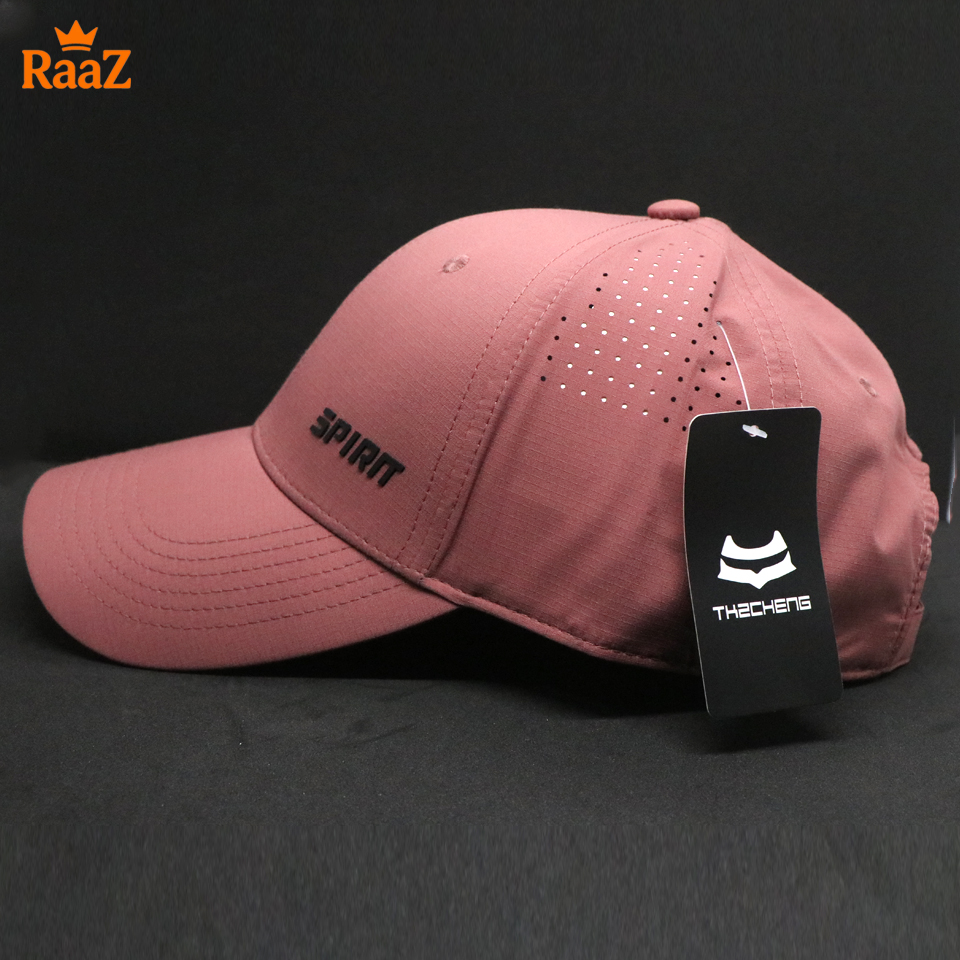 Picture of Pink SPIRIT Logo Durable Parachute Mesh Everyday Wear Cap For Men