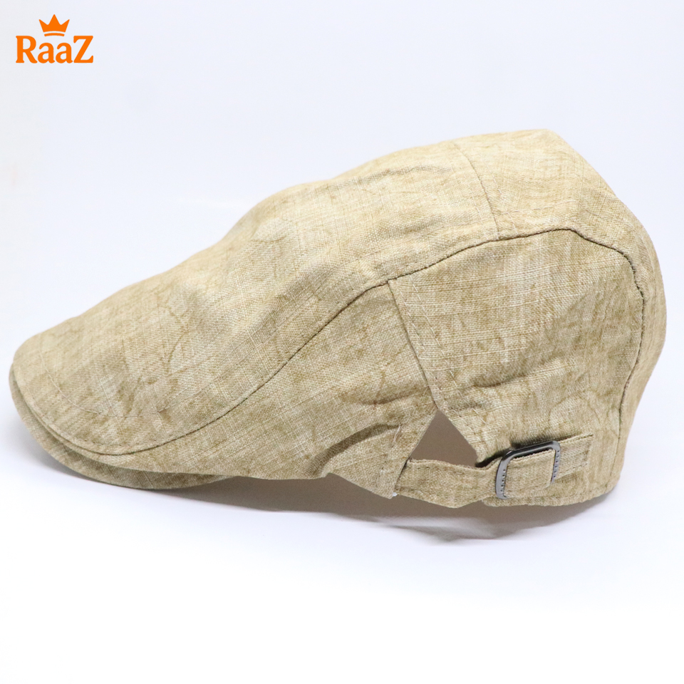 Picture of Brown Casual Retro Newsboy Flat Cap – Comfortable Cotton Fabric