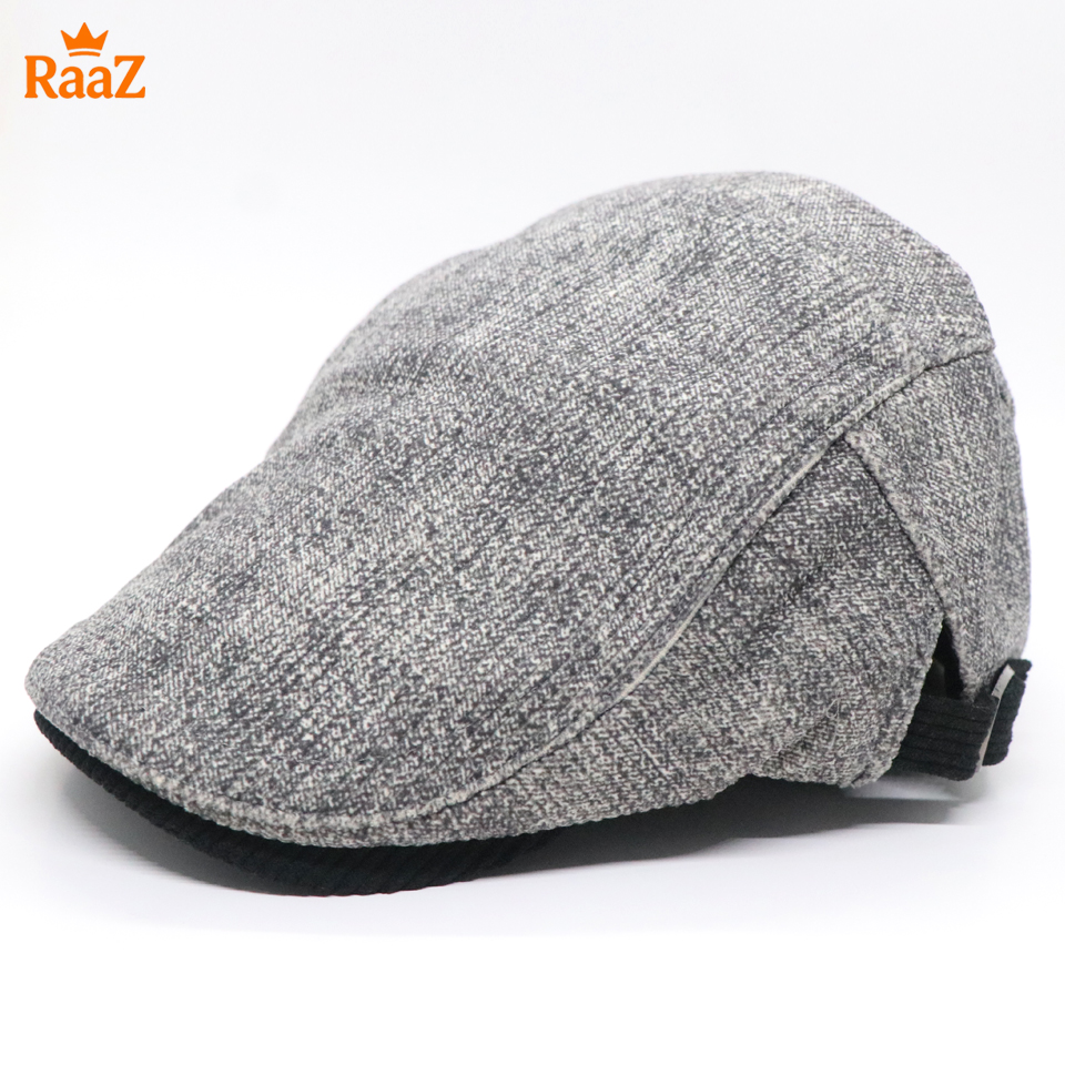 Picture of Ash Wool Elegant Retro Style Flat Cap for Men