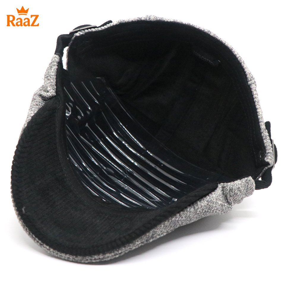 Picture of Ash Wool Elegant Retro Style Flat Cap for Men