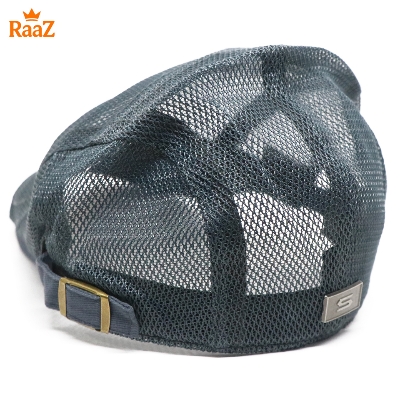 Picture of Silver Lightweight Summer Mesh Flat Cap for Men – Breathable Outdoor Hat