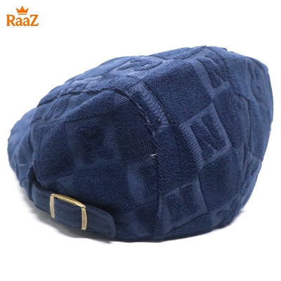Picture of Blue Wool Men’s Outdoor Adjustable Driving Cap – Vintage Style Duckbill Hat