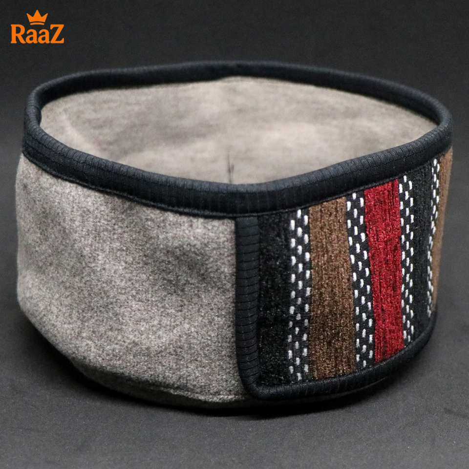 Picture of White High-Quality Woolen Pakol Cap Authentic Style Hat