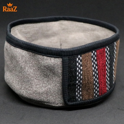 Picture of White High-Quality Woolen Pakol Cap Authentic Style Hat