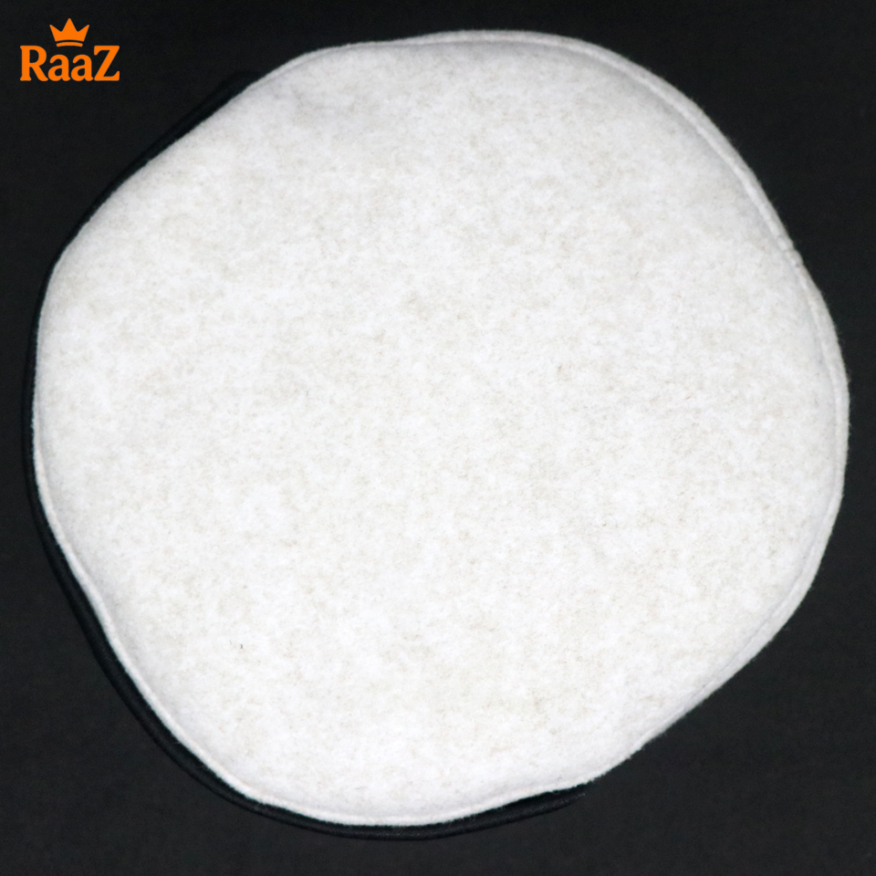 Picture of White High-Quality Woolen Pakol Cap Authentic Style Prayer Hat Tupi