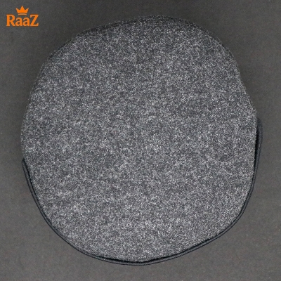 Picture of Ash High-Quality Woolen Pakol Cap Authentic Style Prayer Hat Tupi